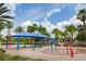 Fun splash pad with water features, ideal for cooling off on warm days at 3640 Sail Harbor Dr, Kissimmee, FL 34746
