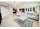 Open floor plan with view of living room and kitchen at 3823 Spruce Creek Dr, Lakeland, FL 33811