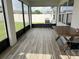 Enclosed patio offering a relaxing outdoor space with tiled floor and views of the backyard at 3823 Spruce Creek Dr, Lakeland, FL 33811