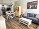 Inviting living space with dining area, comfortable seating, and view into the kitchen at 4011 Venetian Bay Village # 104, Kissimmee, FL 34741
