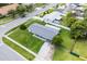 Aerial view of the home, positioned on a corner lot in a quiet neighborhood at 10800 Fernando St, Orlando, FL 32825