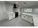 Modern kitchen featuring stainless steel appliances, quartz countertops, and tile backsplash at 1130 W Lake Brantley Rd, Altamonte Springs, FL 32714
