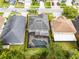 Aerial view of property lines showcasing the home's location and surrounding area at 13431 Early Frost Cir, Orlando, FL 32828