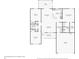 A detailed schematic showing the layout of the first-floor rooms at 17097 Se 96Th Chapelwood Cir, The Villages, FL 32162