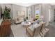 Cozy living room featuring contemporary furnishings, neutral decor, and abundant natural light at 1969 Beach Ter, Celebration, FL 34747