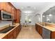 Bright kitchen with breakfast nook area, stainless steel appliances, and granite countertops at 20796 Quinn St, Orlando, FL 32833
