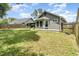 Well-maintained backyard showcasing lush lawn and a charming bay window at 2216 Grand Tree Ct, Lake Mary, FL 32746