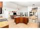 Kitchen showcases open layout and views into the living room and dining area at 2216 Grand Tree Ct, Lake Mary, FL 32746