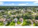 Scenic aerial view of a community surrounded by lush greenery, highlighting the neighborhood's peaceful setting and proximity to nature at 2489 Tommys Turn, Oviedo, FL 32766
