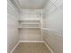 This walk-in closet has several rows of wire shelving for optimal storage and organization at 2489 Tommys Turn, Oviedo, FL 32766