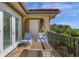 Balcony seating area with chairs and outdoor views at 3508 Porta Romano Way, Lake Mary, FL 32746