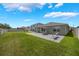 Expansive backyard with a paver patio perfect for outdoor relaxation and entertaining at 3936 Silverstream Ter, Sanford, FL 32771