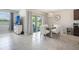 Sunny dining area includes a sliding glass door to the patio and backyard at 3936 Silverstream Ter, Sanford, FL 32771