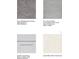 Samples of the available finishings include Shaw carpet, ITS floor tile, and cabinets at 7807 Waterscape Dr, Groveland, FL 34736