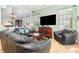 Inviting living room features a large TV, comfortable seating, and an open floor plan perfect for entertaining guests at 8162 Prestbury Dr, Orlando, FL 32832