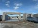 New home's concrete block framework showcases the property's structure, revealing its future layout and potential at 821 River Stone Trl, Sanford, FL 32771