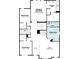 Second floor showing primary bedroom, bathrooms, and other bedrooms at 821 River Stone Trl, Sanford, FL 32771