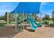 Community playground with a slide and shade canopy at 8955 Fluffy Lie Ct, Davenport, FL 33896