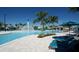 Beautiful pool with lounge chairs and umbrellas, perfect for relaxation and recreation at 9128 Sonoma Coast Dr, Winter Garden, FL 34787