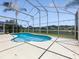 Enjoy a private backyard oasis featuring a screened-in pool and serene views of the surrounding landscape at 1111 Liberty Hall Dr, Kissimmee, FL 34746