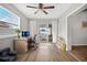 Spacious home office featuring natural light and patio access at 1166 Mapimi Ct, Winter Springs, FL 32708