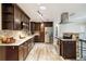 Updated kitchen featuring stainless steel appliances and modern finishes at 14157 Louisville Ct, Orlando, FL 32826