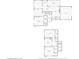 Detailed floor plan showcasing layout and dimensions of this home's two floors at 1850 Lakeshore Cir, Longwood, FL 32750