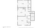 Detailed second-floor floor plan illustrating bedroom, closet, and bathroom layouts at 1850 Lakeshore Cir, Longwood, FL 32750