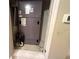 Interior view of HVAC unit in closet at 23717 Milford Dr, Eustis, FL 32736