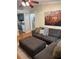 Inviting living room with plush sectional sofa and decor at 34 W Bob White St, Apopka, FL 32712