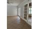 Tile floors in a living room with french doors at 3917 Lake Mira Dr, Orlando, FL 32817