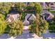 An aerial view of the home showcasing the well-maintained yard at 394 Baymoor Way, Lake Mary, FL 32746