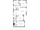 Detailed floor plan with labeled rooms, including bedrooms, bathrooms, kitchen, and living room at 4933 Balboa Dr, Orlando, FL 32808