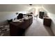 Versatile attic space ideal for a home office, study, or additional storage, bathed in natural light at 6230 Cranberry Dr, Port Orange, FL 32127