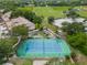 Aerial shot of the community's tennis court and playground at 7742 Sugar Bend Dr # 7742, Orlando, FL 32819