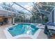 Relaxing screened-in pool and spa area perfect for entertaining and enjoying the outdoors at 7924 Bridgestone Dr, Orlando, FL 32835