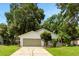 Charming single-story home with a two-car garage and a well-manicured lawn at 142 E 9Th St, Chuluota, FL 32766