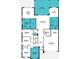 Detailed floor plan showcasing a spacious layout with five bedrooms, three baths, and an open-concept living area at 336 Free Range Dr, Clermont, FL 34715
