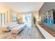 Comfortable living room with stylish sectional sofa and media console, offering a relaxing entertainment space at 5025 Windermere Ave, Kissimmee, FL 34746
