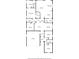 Detailed floor plan showcasing the layout of the home, including bedrooms, living spaces, and kitchen at 5263 Beach River Road, Windermere, FL 34786