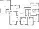 Detailed floor plan illustrating the layout of the home, including bedrooms, living spaces, and garage at 6630 Hidden Beach Cir, Orlando, FL 32819