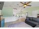 Bright, open-concept living space with kitchen and dining area views at 705 Ibis Ave, Deltona, FL 32738