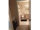 Functional bathroom featuring sink and shower with neutral color palette at 7230 Westpointe Blvd # 1235, Orlando, FL 32835