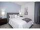 Comfortable bedroom with a queen bed, soft lighting, and a calming color scheme at 9071 Sunshine Ridge Loop, Kissimmee, FL 34747