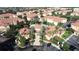 Stunning aerial view of community clubhouse, pool and beautiful landscaping at 12016 Villanova Dr # 102, Orlando, FL 32837