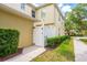 View of the fenced-in side yard featuring privacy and a landscaped border at 13028 Auburn Cove Ln, Orlando, FL 32828