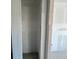 View of a closet featuring drywall, ready for custom shelving and storage solutions at 1635 Cane Bamboo Drive, St Cloud, FL 34771
