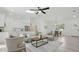 Open-concept living room with lots of natural light, elegant furniture and airy design at 17 Cypress Run, Haines City, FL 33844