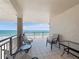Spacious balcony featuring ocean views and comfortable seating at 2121 Hill St # 7B, New Smyrna Beach, FL 32169