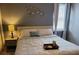 Cozy bedroom featuring neutral tones, decorative wall art, and soft, inviting bedding at 2121 Morocco Way, Kissimmee, FL 34747
